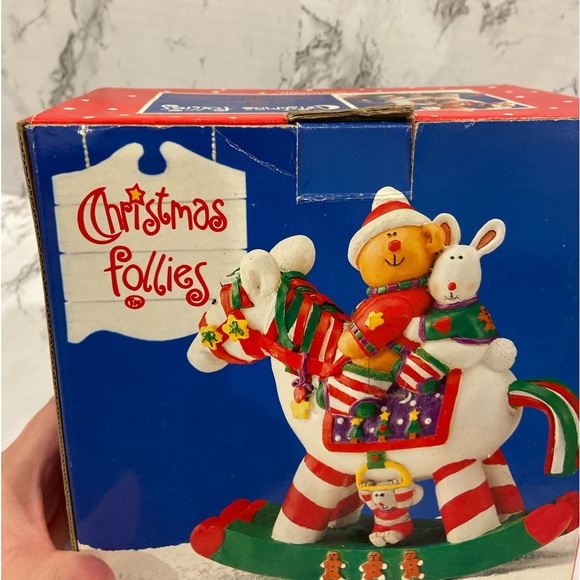 *1994* Rare Christmas Follies by Sue Dreamer, International Christmas Rocky Pony - Picture 5 of 11